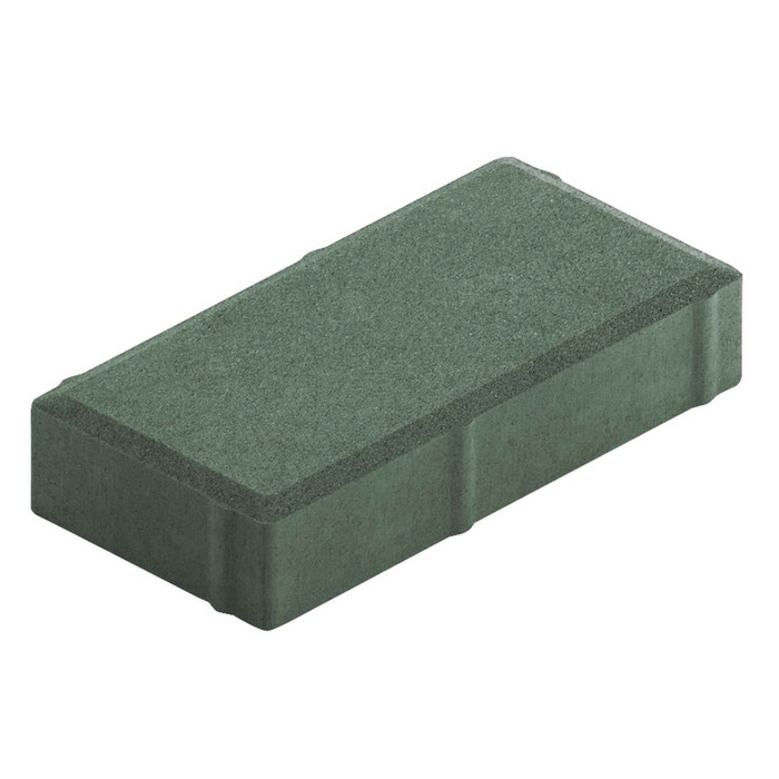 Брусчатка тротуарная Новый город 240х160х60 Зеленый